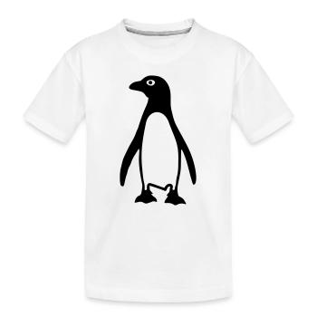 Manchot - T-shirt bio Premium Enfant - blanc - Devant