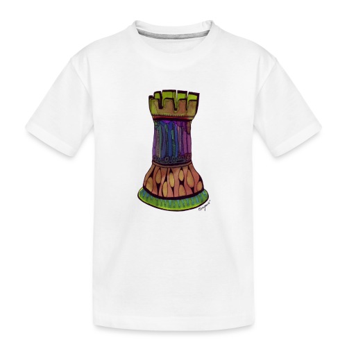 Chess: The Rook - Kids' Premium Organic T-Shirt