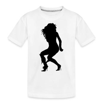Silhouette silhouette silhouette - T-shirt bio Premium Enfant - blanc - Devant