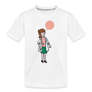 doc148 - Kinder Premium Bio T-Shirt - Weiß - Vorne