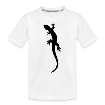 lézard - T-shirt bio Premium Enfant - blanc - Devant