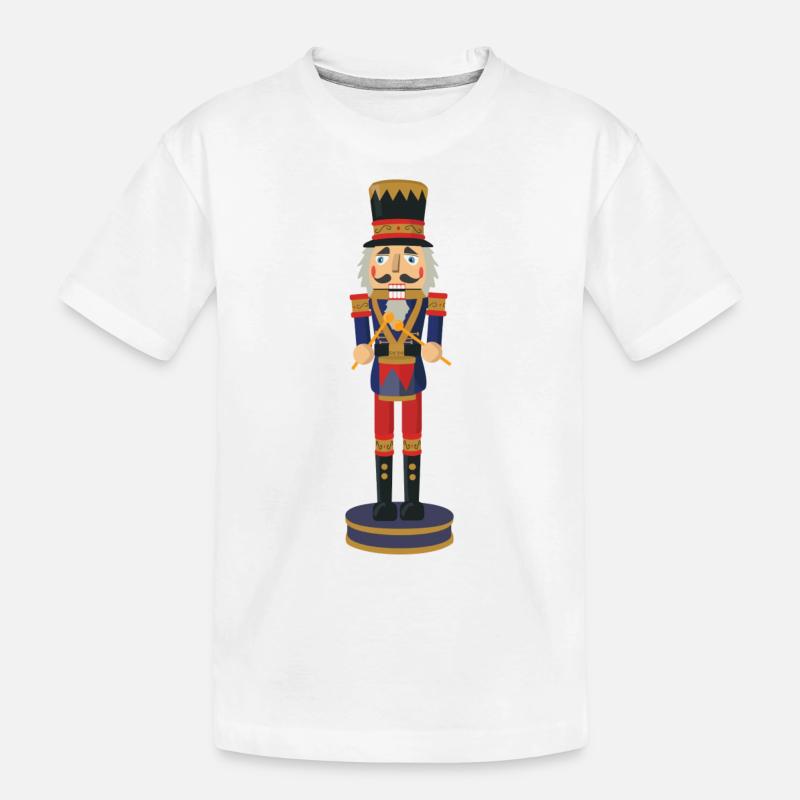 Nussknacker - Kinder Premium Bio T-Shirt - Weiß