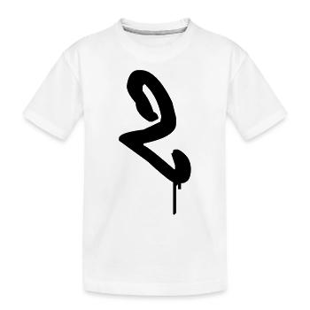 Graffiti : 2 - Kids' Premium Organic T-Shirt - white - Front