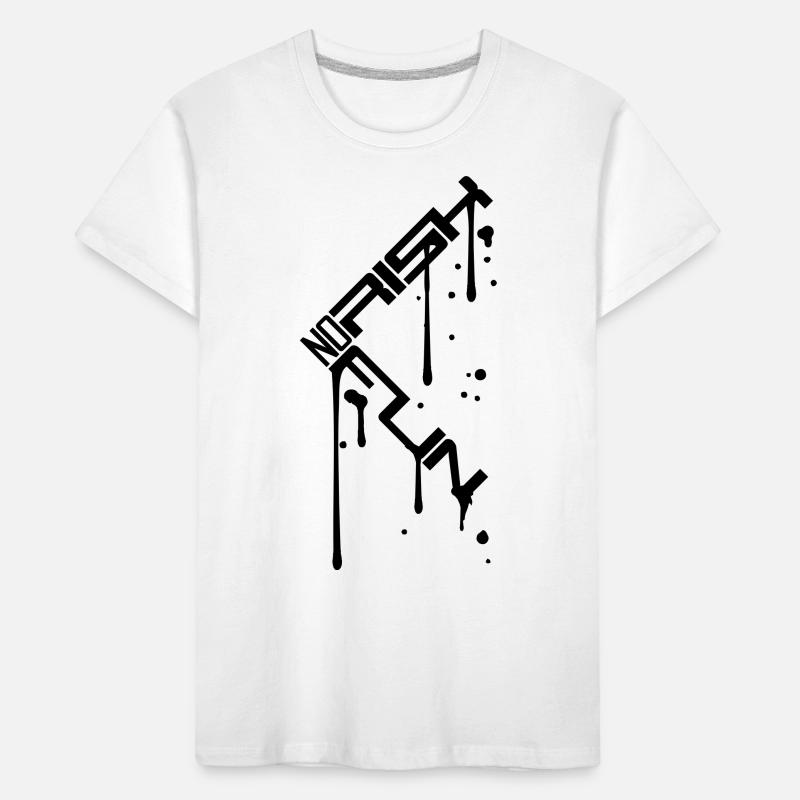 drop spray graffiti cool pas de risque pas de plaisir à dire T-shirt bio Premium Enfant