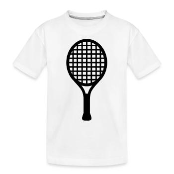 Tennis Ball - Kinder Premium Bio T-Shirt - Weiß - Vorne