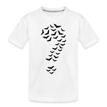 bats - Kids' Premium Organic T-Shirt - white - Front