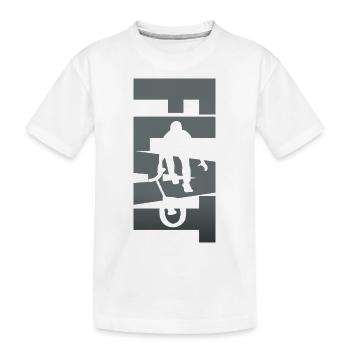 flat - T-shirt bio Premium Enfant - blanc - Devant