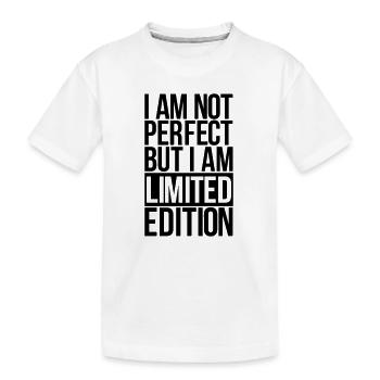 limited edition - Kinder Premium Bio T-Shirt - Weiß - Vorne