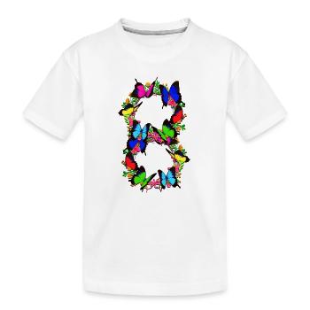 8. Geburtstag - 8 Jahre alt - Kinder - Geschenk - Kinder Premium Bio T-Shirt - Weiß - Vorne