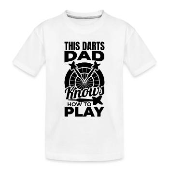 Papa dard - T-shirt bio Premium Enfant - blanc - Devant