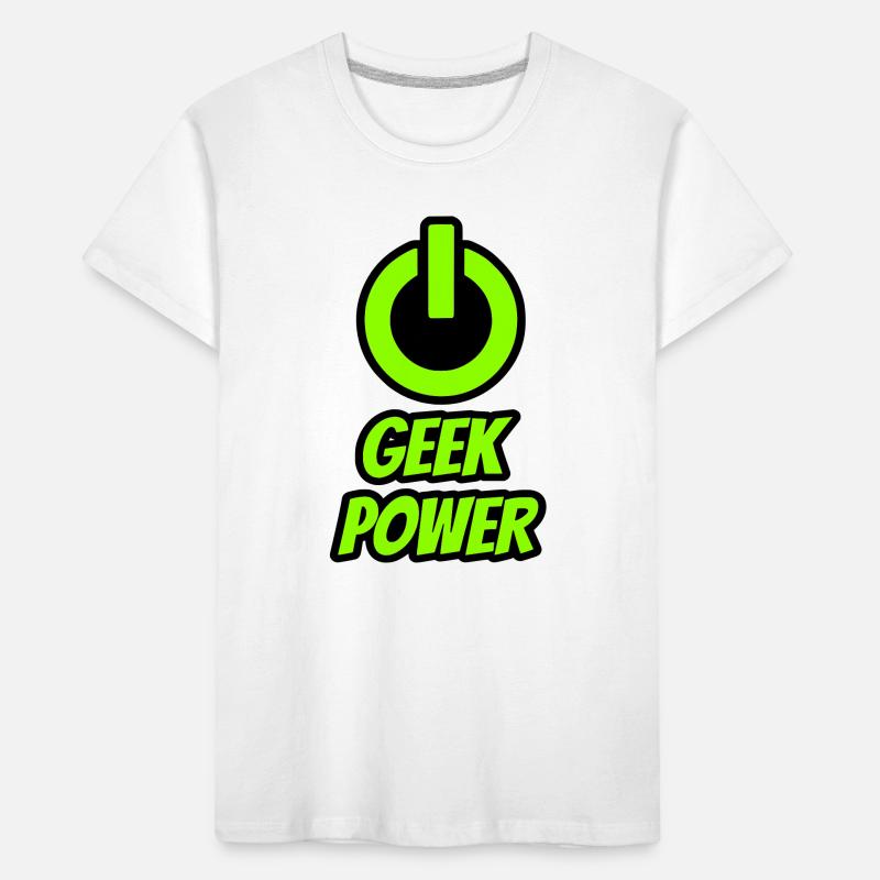 Geek power Kids' Premium Organic T-Shirt