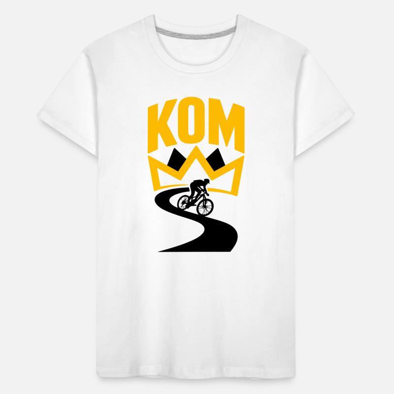 KOM – Segment de sentier de montée de vélo de VTT Korona T-shirt bio Premium Enfant