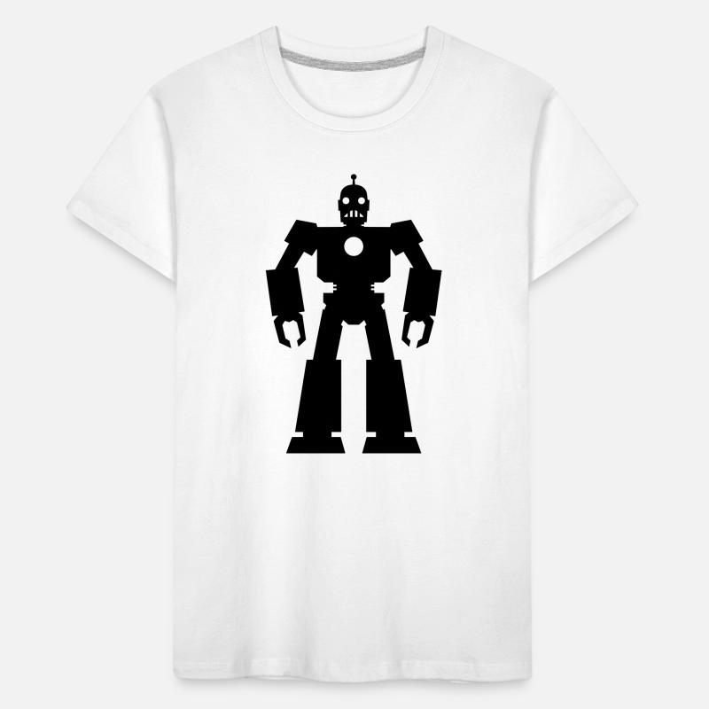 Roboter – KI Technik Sci-Fi Nerd Design Kinder Premium Bio T-Shirt