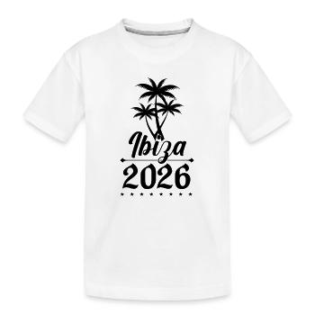 Ibiza 2026 - T-shirt bio Premium Enfant - blanc - Devant