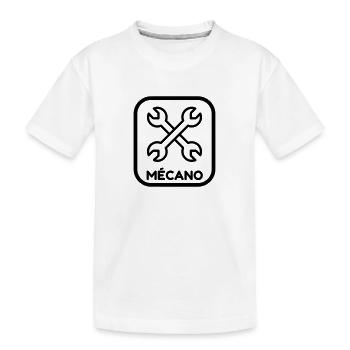 Mechanik / Mechaniker / Auto / Garage - Kinder Premium Bio T-Shirt - Weiß - Vorne