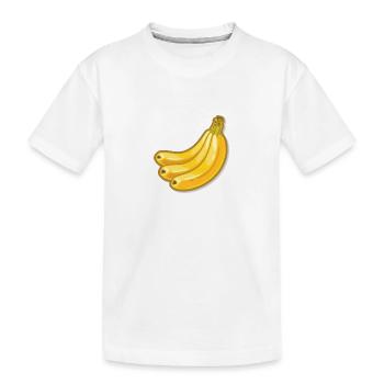 Peinture Fruit Banane Banane - T-shirt bio Premium Enfant - blanc - Devant
