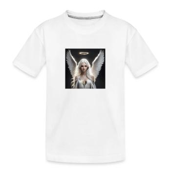 Ange de l’amour - T-shirt bio Premium Enfant - blanc - Devant