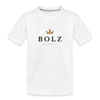 Bolz Original Familienlogo - Kinder Premium Bio T-Shirt - Weiß - Vorne