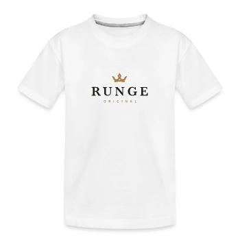 Runge Nom de famille original - T-shirt bio Premium Enfant - blanc - Devant