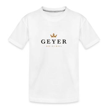 Geyer Nom de famille original - T-shirt bio Premium Enfant - blanc - Devant