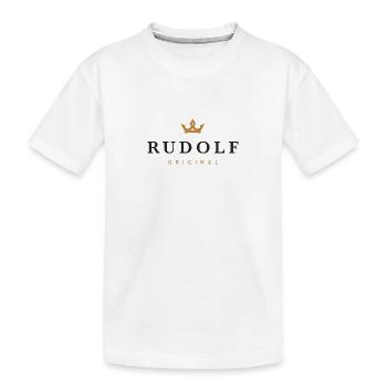 Logo original de la famille Rudolf - T-shirt bio Premium Enfant - blanc - Devant