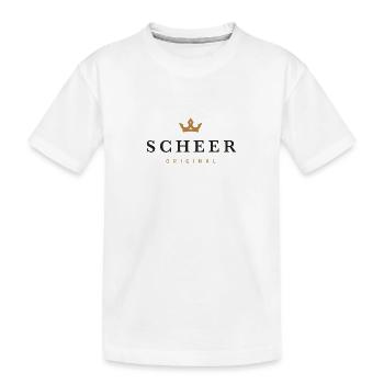Logo original de la famille Scheer - T-shirt bio Premium Enfant - blanc - Devant