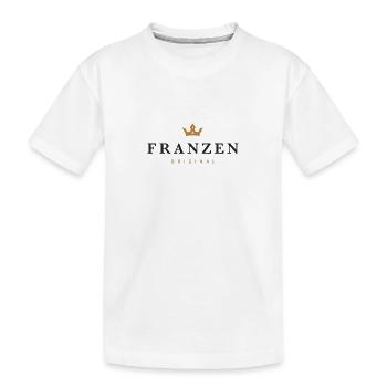 Franzen Original Familienlogo - Kinder Premium Bio T-Shirt - Weiß - Vorne