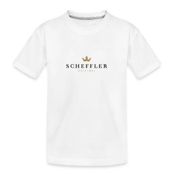Nom de famille original Scheffler - T-shirt bio Premium Enfant - blanc - Devant