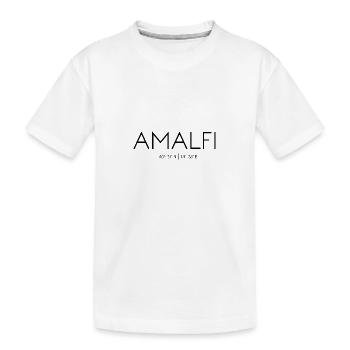 Amalfi, Italie, Salerne, Campanie, Mer Méditerranée - T-shirt bio Premium Enfant - blanc - Devant