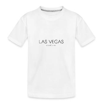 Las Vegas, Nevada, USA, Sin City - Kids' Premium Organic T-Shirt - white - Front