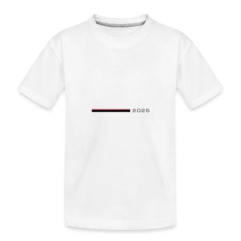 2025 Accident vasculaire cérébral - T-shirt bio Premium Enfant - blanc - Devant