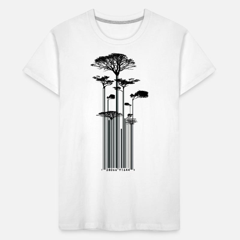 CODE BARRE - Arbre - conso T-shirt bio Premium Enfant