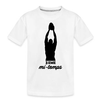 3eme mi temps - T-shirt bio Premium Enfant - blanc - Devant