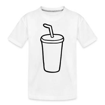 Mug Restaurant Cola - T-shirt bio Premium Enfant - blanc - Devant