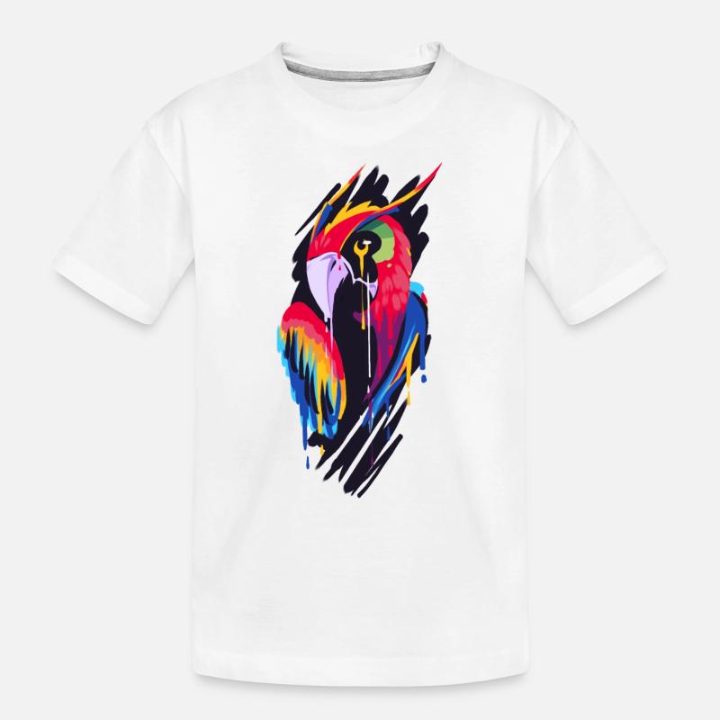 Perroquet - T-shirt bio Premium Enfant - blanc