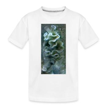 Meeres Schnecke - Kinder Premium Bio T-Shirt - Weiß - Vorne