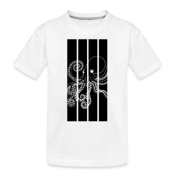 Poulpe - Tentacules - T-shirt bio Premium Enfant - blanc - Devant