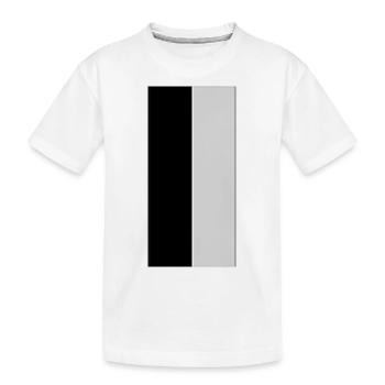 Couleurs Noir & Blanc - T-shirt bio Premium Enfant - blanc - Devant