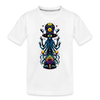 Rencontre extraterrestre - T-shirt bio Premium Enfant - blanc - Devant