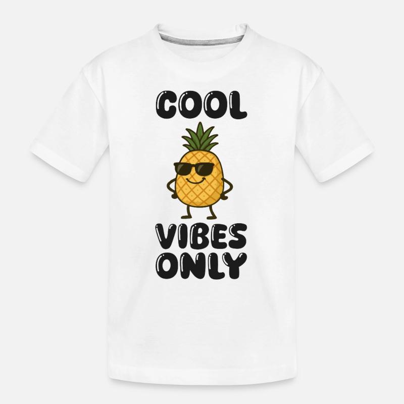 Bande dessinée ananas - T-shirt bio Premium Enfant - blanc