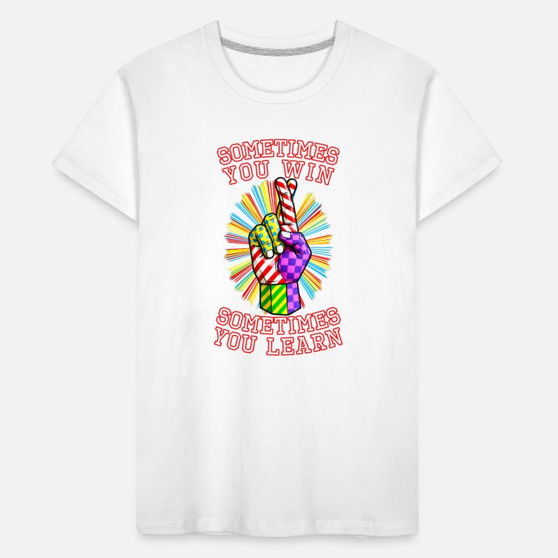 Win & Learn Kids' Premium Organic T-Shirt