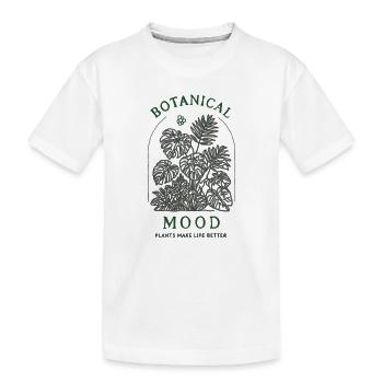 Design graphique de l’arc de plante minimaliste Monstera - T-shirt bio Premium Enfant - blanc - Devant