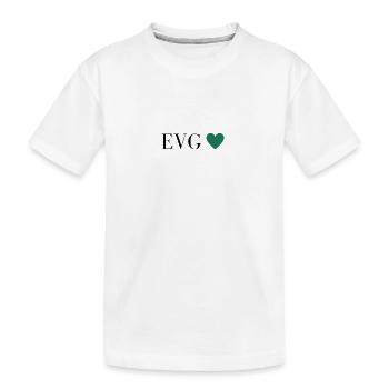 EVG vert - T-shirt bio Premium Enfant - blanc - Devant