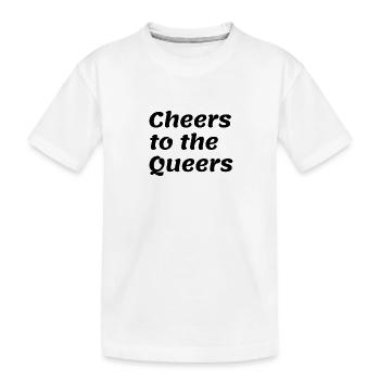 Bravo aux queers - T-shirt bio Premium Enfant - blanc - Devant