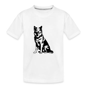 Berger australien - T-shirt bio Premium Enfant - blanc - Devant