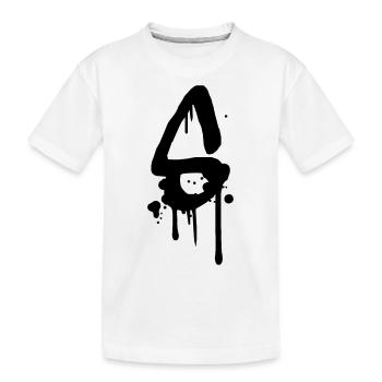 Graffiti S gouttes Farbklex spray - T-shirt bio Premium Enfant - blanc - Devant