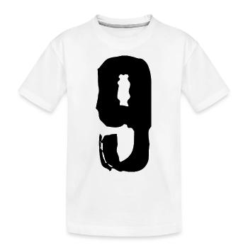 Maillot à 9 chiffres - T-shirt bio Premium Enfant - blanc - Devant