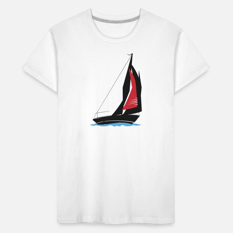 sailing ship segler Kinder Premium Bio T-Shirt