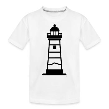 Phare - T-shirt bio Premium Enfant - blanc - Devant