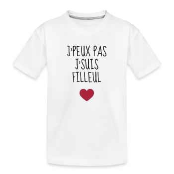Patin / Pate / Patentochter / Patensohn - Kinder Premium Bio T-Shirt - Weiß - Vorne